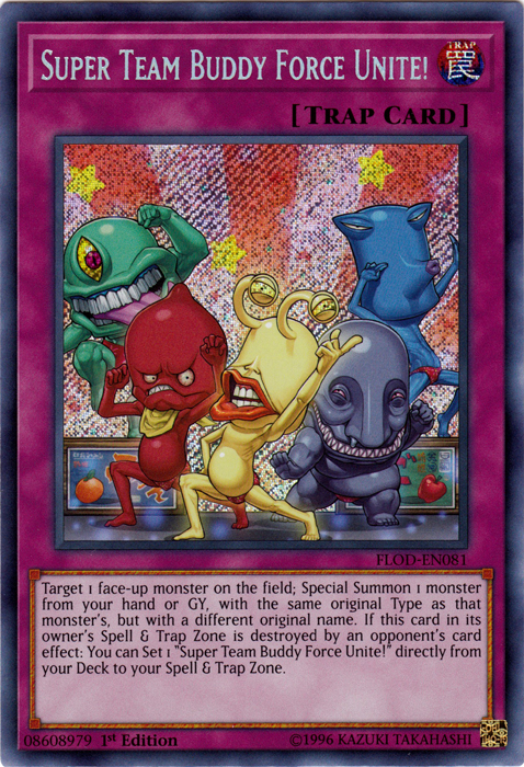 Super Team Buddy Force Unite! [FLOD-EN081] Secret Rare | Chromatic Games