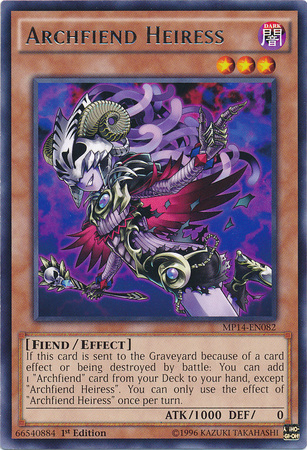 Archfiend Heiress [MP14-EN082] Rare | Chromatic Games