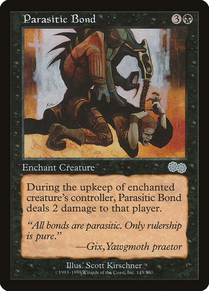 Parasitic Bond [Urza's Saga] | Chromatic Games