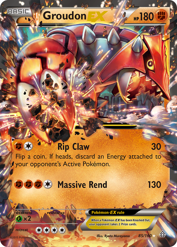 Groudon EX (85/160) [XY: Primal Clash] | Chromatic Games