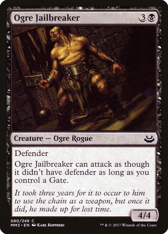 Ogre Jailbreaker [Modern Masters 2017] | Chromatic Games