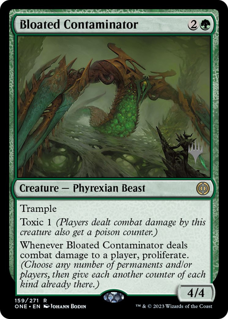 Bloated Contaminator (Promo Pack) [Phyrexia: All Will Be One Promos] | Chromatic Games