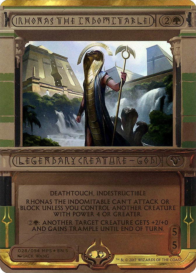 Rhonas the Indomitable (Invocation) [Amonkhet Invocations] | Chromatic Games