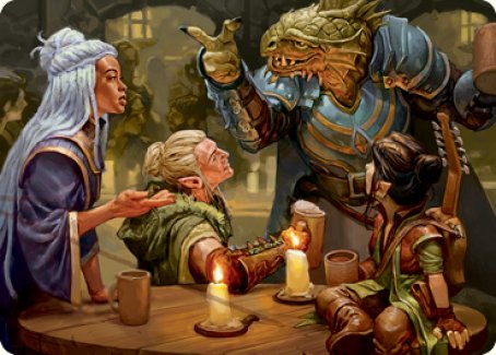 You Meet in a Tavern Art Card [Dungeons & Dragons: Adventures in the Forgotten Realms Art Series] | Chromatic Games