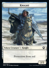 Soldier // Knight Double-Sided Token [Dominaria United Tokens] | Chromatic Games