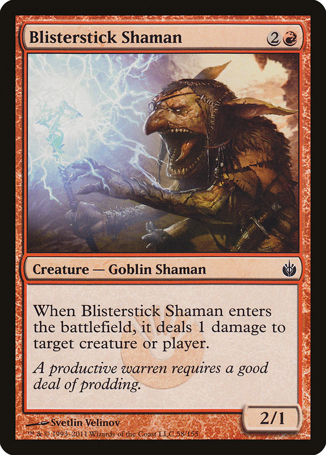 Blisterstick Shaman [Mirrodin Besieged] | Chromatic Games