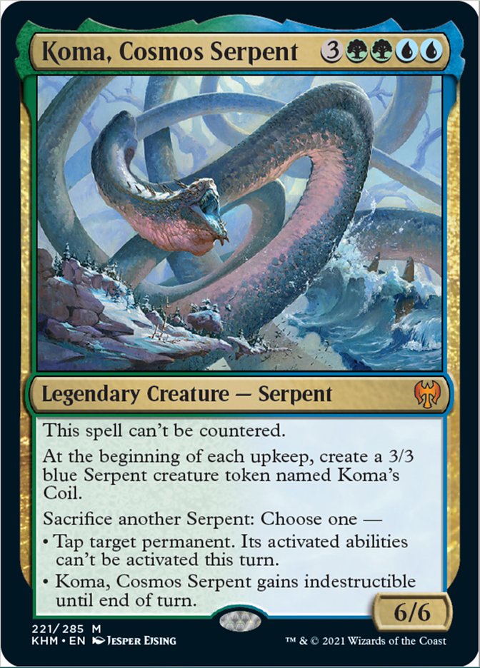 Koma, Cosmos Serpent [Kaldheim] | Chromatic Games