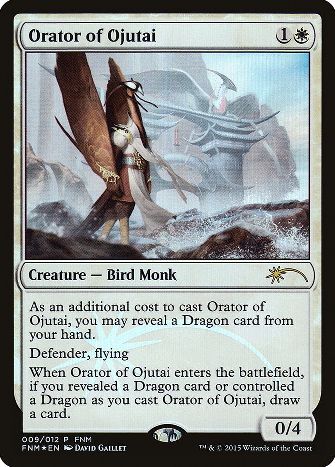 Orator of Ojutai [Friday Night Magic 2015] | Chromatic Games