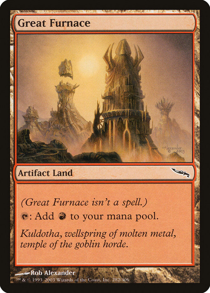 Great Furnace [Mirrodin] | Chromatic Games