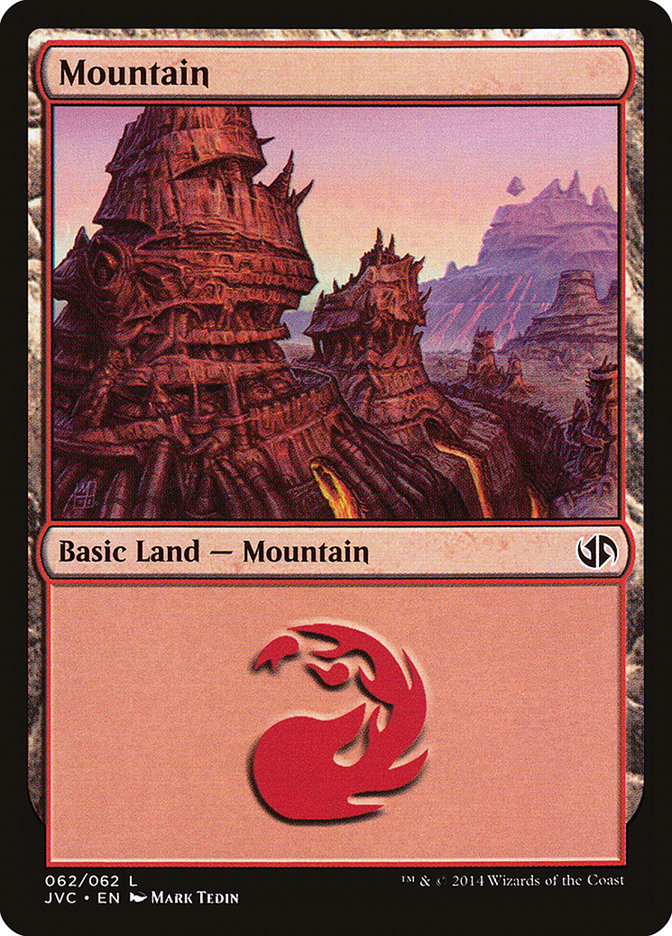 Mountain (62) [Duel Decks Anthology] | Chromatic Games