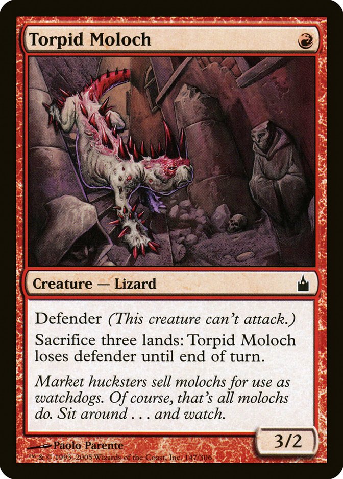 Torpid Moloch [Ravnica: City of Guilds] | Chromatic Games