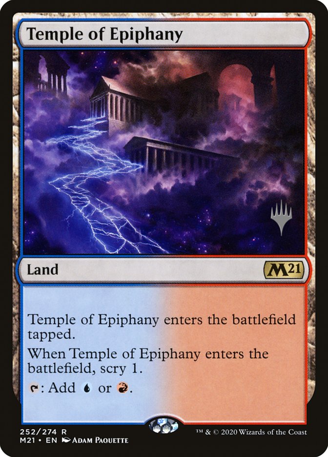 Temple of Epiphany (Promo Pack) [Core Set 2021 Promos] | Chromatic Games