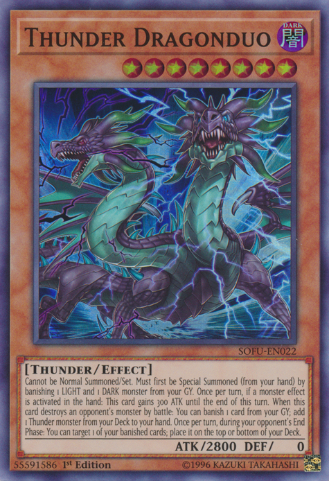 Thunder Dragonduo [SOFU-EN022] Super Rare | Chromatic Games