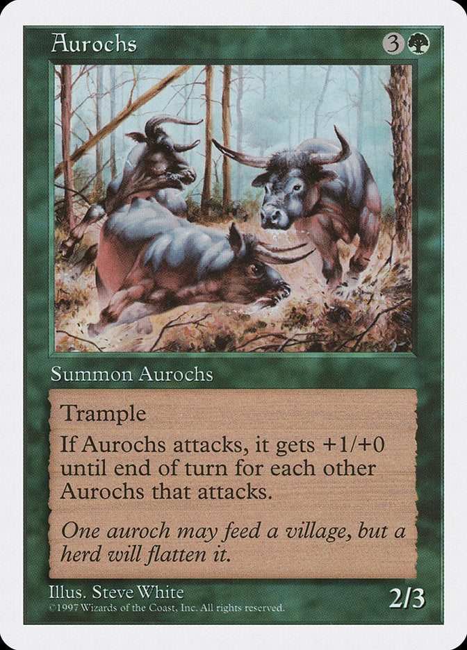 Aurochs [Fifth Edition] | Chromatic Games