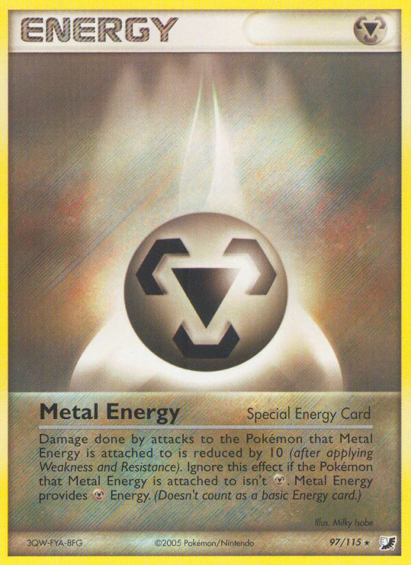 Metal Energy (97/115) [EX: Unseen Forces] | Chromatic Games