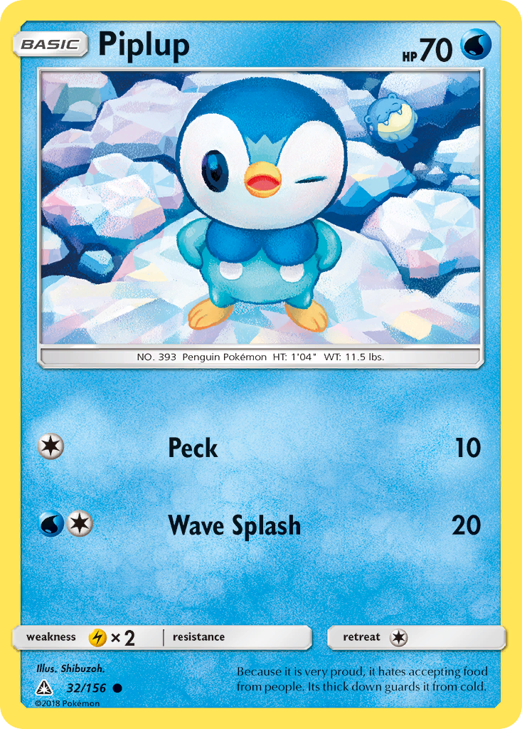 Piplup (32/156) [Sun & Moon: Ultra Prism] | Chromatic Games