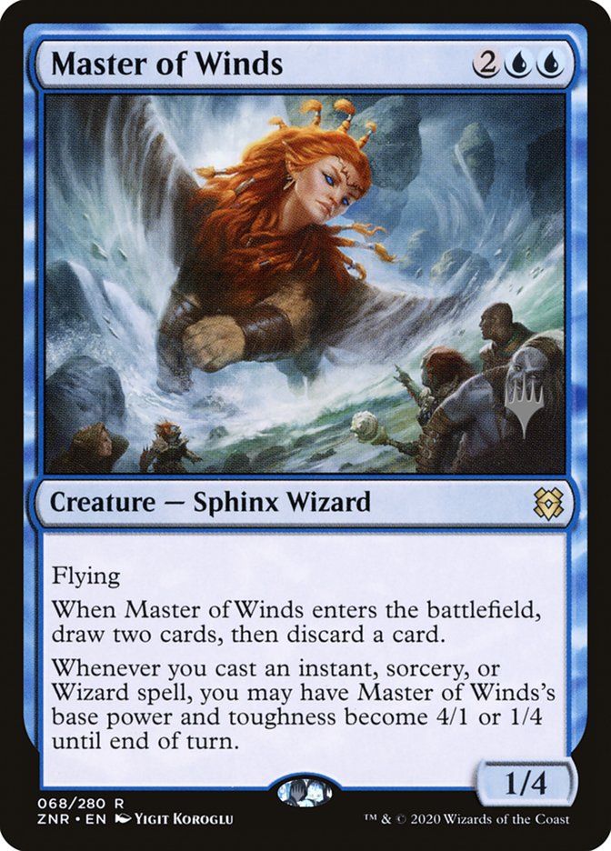 Master of Winds (Promo Pack) [Zendikar Rising Promos] | Chromatic Games