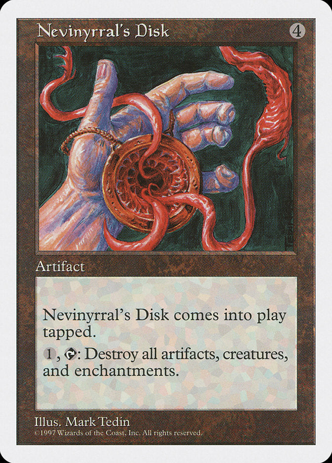 Nevinyrral's Disk [Fifth Edition] | Chromatic Games