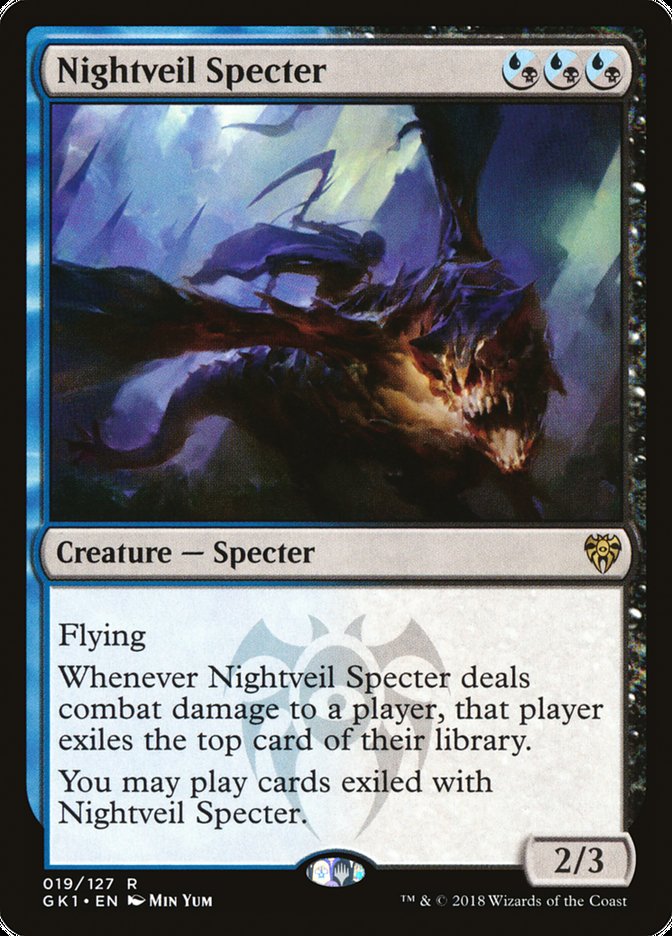 Nightveil Specter [Guilds of Ravnica Guild Kit] | Chromatic Games