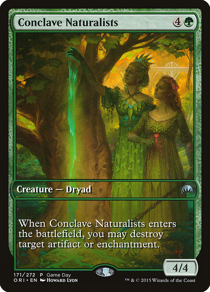 Conclave Naturalists (Game Day) [Magic Origins Promos] | Chromatic Games