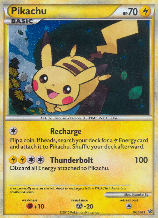 Pikachu [HGSS Black Star Promos] | Chromatic Games