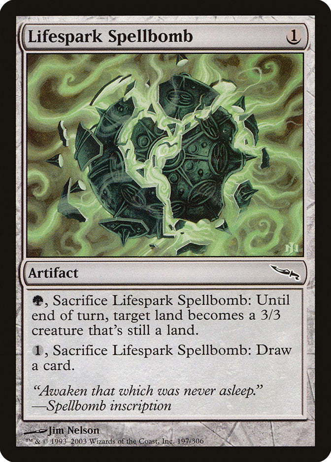 Lifespark Spellbomb [Mirrodin] | Chromatic Games