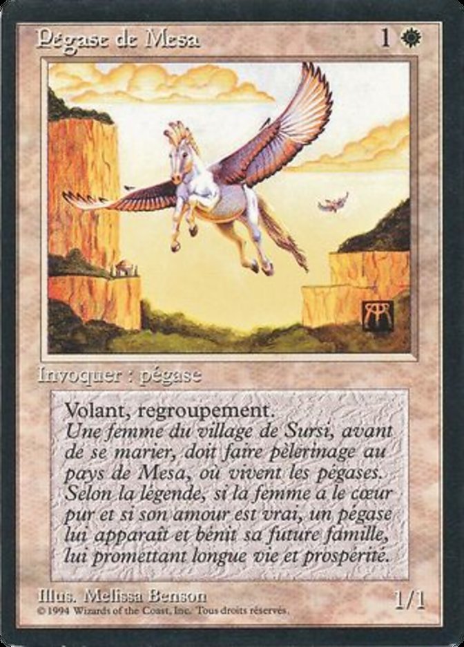 Mesa Pegasus [Foreign Black Border] | Chromatic Games