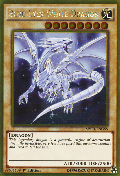 Blue-Eyes White Dragon [MVP1-ENG55] Gold Rare | Chromatic Games