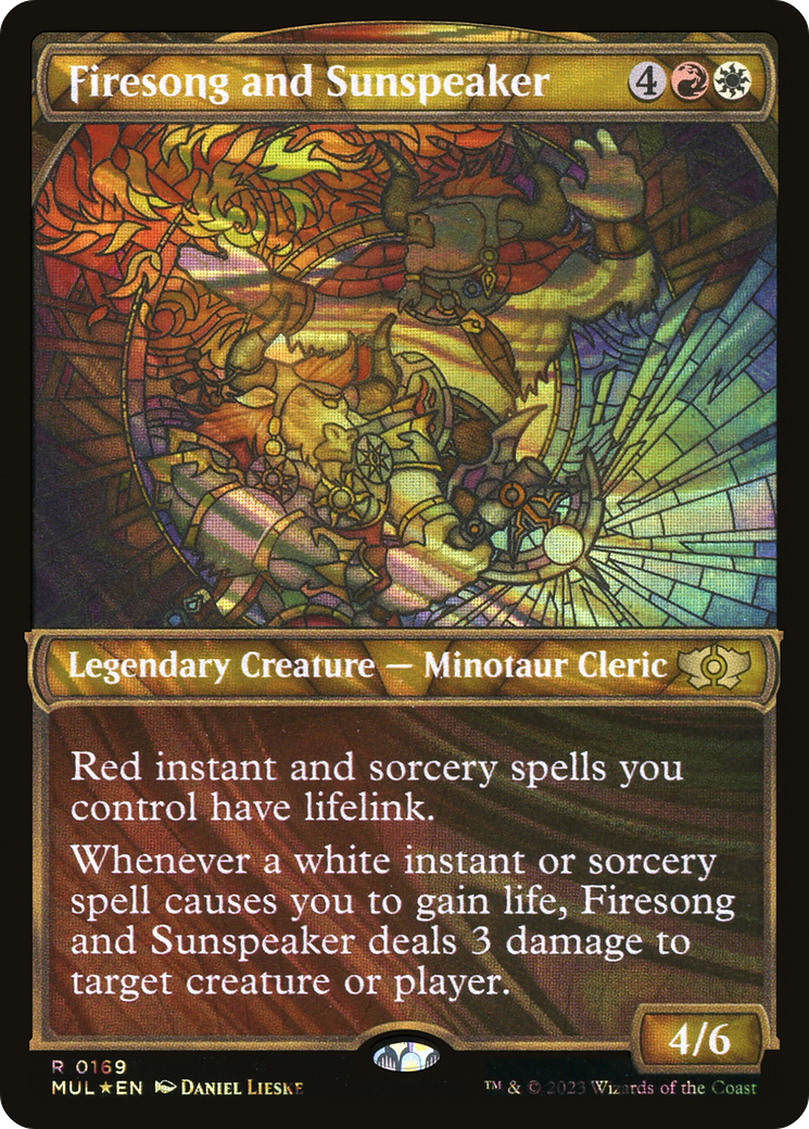 Firesong and Sunspeaker (Halo Foil) [Multiverse Legends] | Chromatic Games