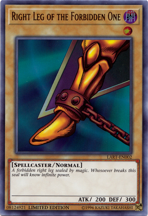 Right Leg of the Forbidden One [LART-EN002] Ultra Rare | Chromatic Games