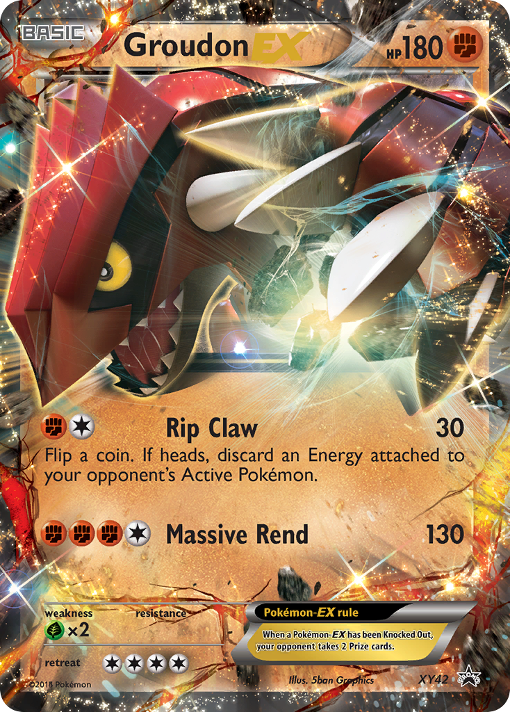 Groudon EX (XY42) [XY: Black Star Promos] | Chromatic Games