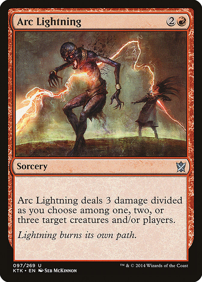 Arc Lightning [Khans of Tarkir] | Chromatic Games