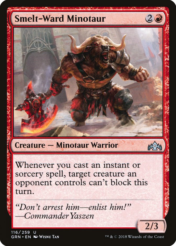 Smelt-Ward Minotaur [Guilds of Ravnica] | Chromatic Games