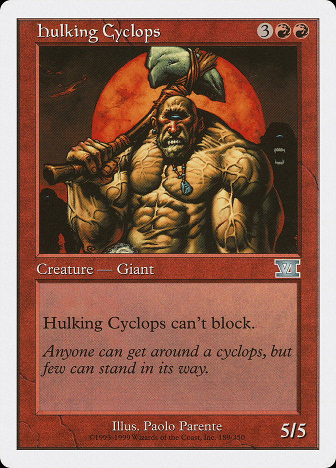 Hulking Cyclops [Classic Sixth Edition] | Chromatic Games