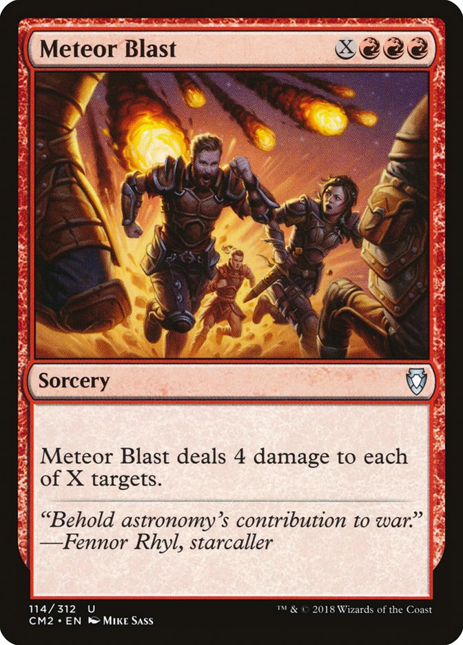Meteor Blast [Commander Anthology Volume II] | Chromatic Games