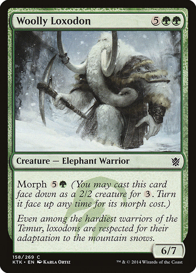 Woolly Loxodon [Khans of Tarkir] | Chromatic Games