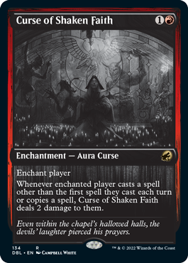 Curse of Shaken Faith [Innistrad: Double Feature] | Chromatic Games