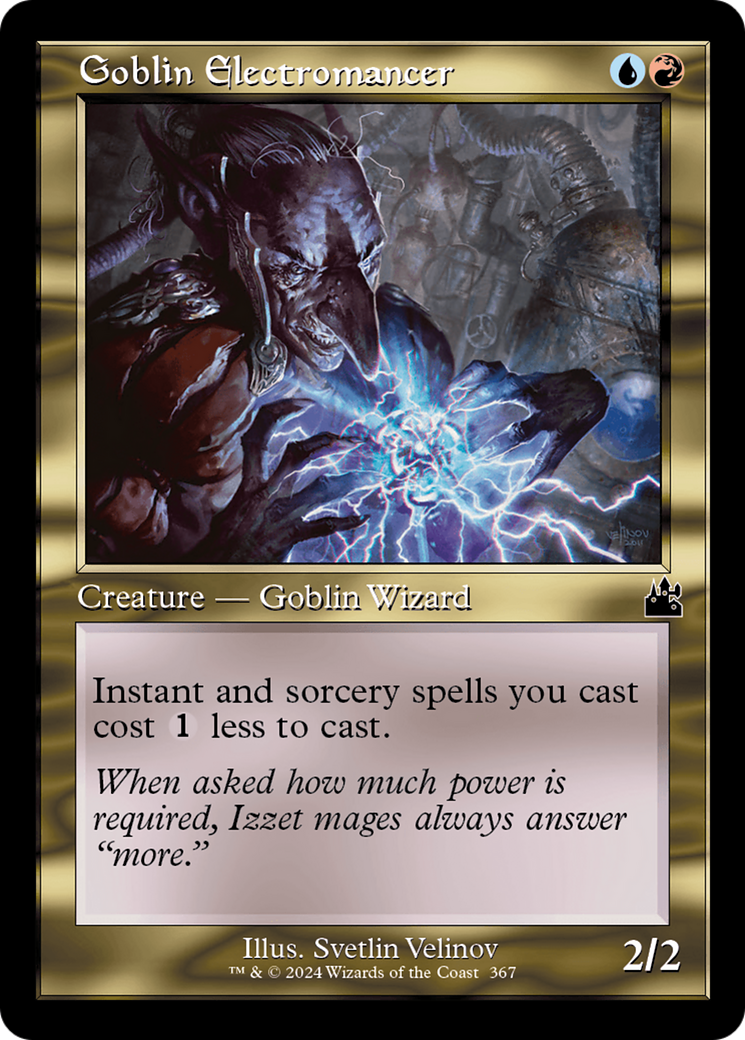 Goblin Electromancer (Retro Frame) [Ravnica Remastered] | Chromatic Games