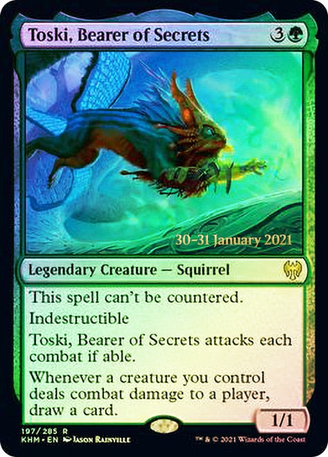 Toski, Bearer of Secrets [Kaldheim Prerelease Promos] | Chromatic Games