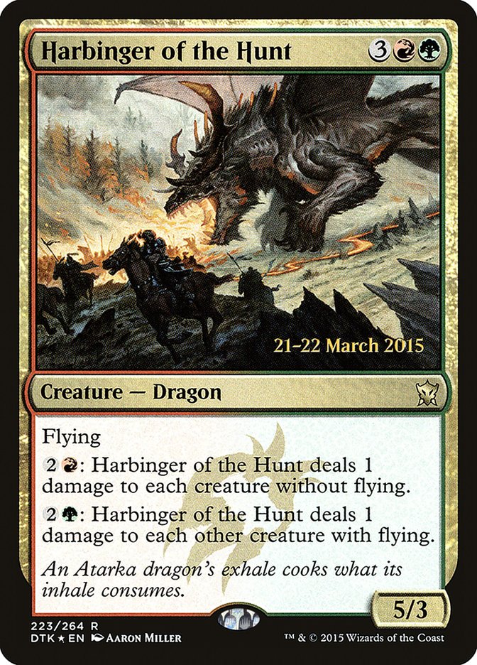 Harbinger of the Hunt [Dragons of Tarkir Prerelease Promos] | Chromatic Games