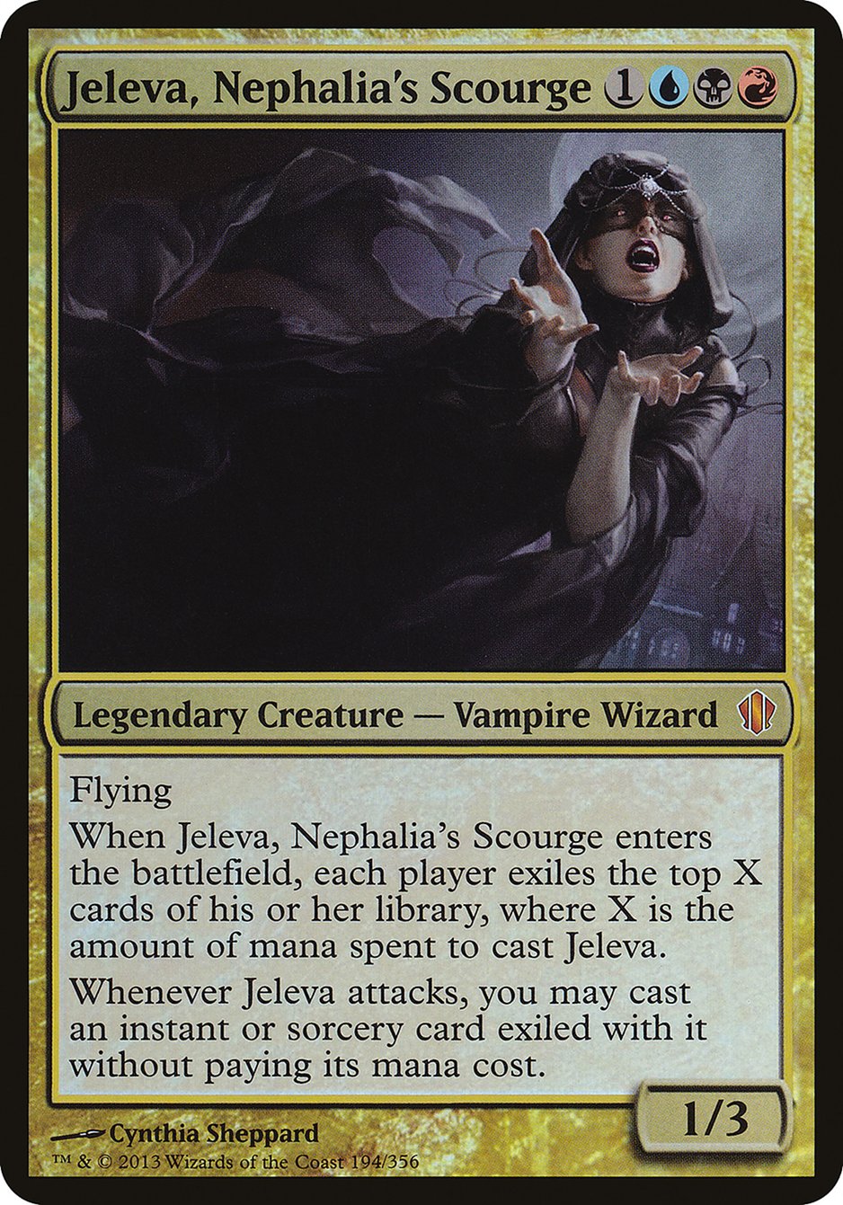 Jeleva, Nephalia's Scourge (Oversized) [Commander 2013 Oversized] | Chromatic Games