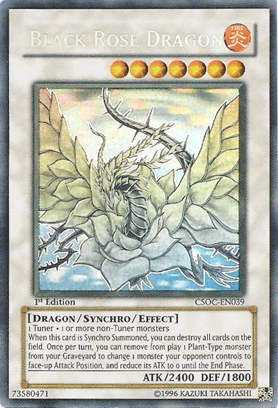 Black Rose Dragon [CSOC-EN039] Ghost Rare | Chromatic Games