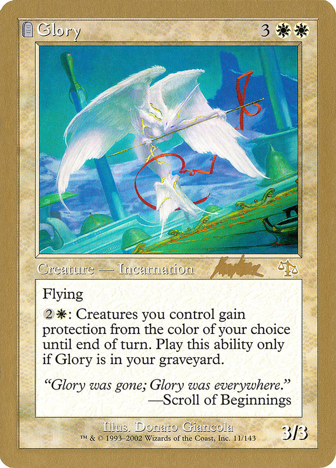 Glory (Brian Kibler) [World Championship Decks 2002] | Chromatic Games