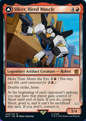 Slicer, Hired Muscle // Slicer, High-Speed Antagonist [Transformers] | Chromatic Games