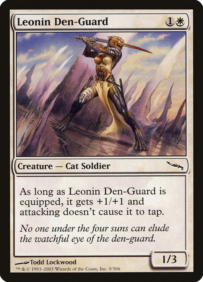 Leonin Den-Guard [Mirrodin] | Chromatic Games