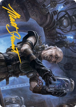 Delver of Secrets Art Card (Gold-Stamped Signature) [Innistrad: Midnight Hunt Art Series] | Chromatic Games
