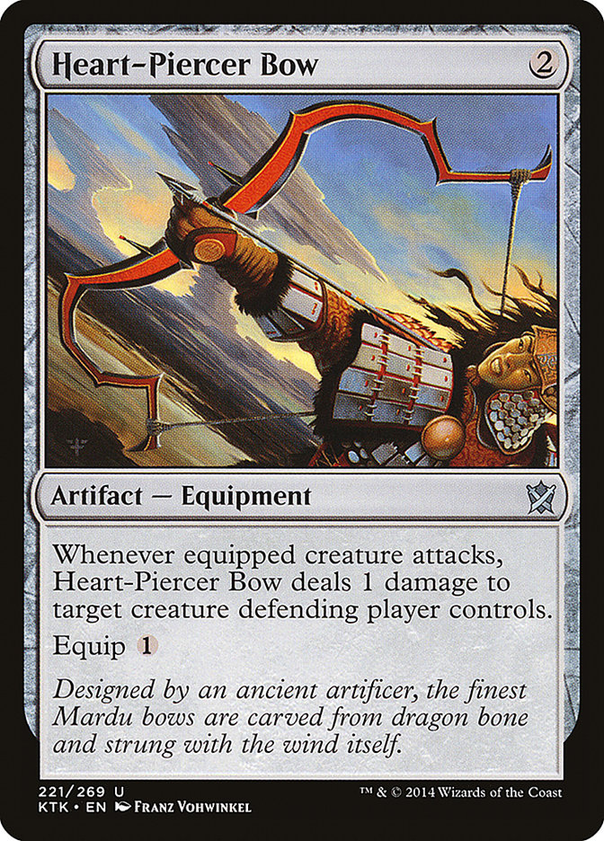 Heart-Piercer Bow [Khans of Tarkir] | Chromatic Games