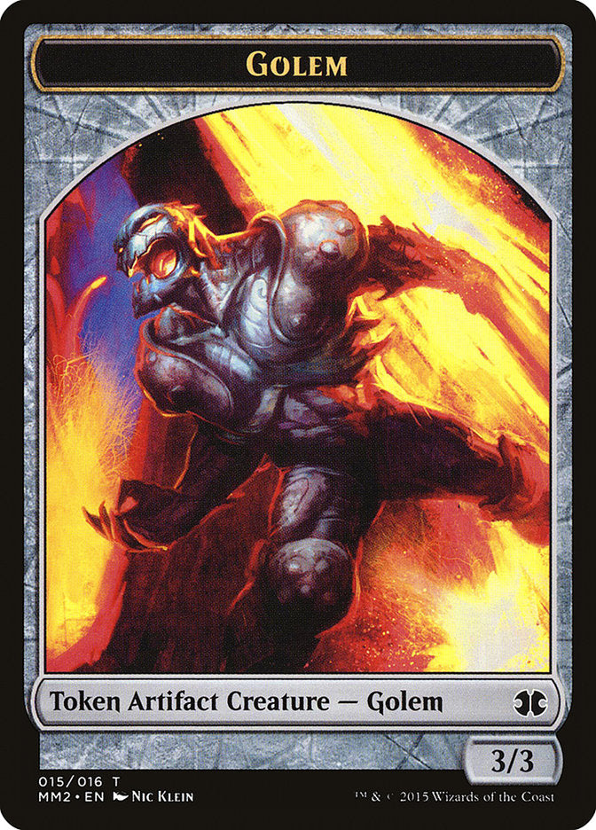 Golem Token [Modern Masters 2015 Tokens] | Chromatic Games