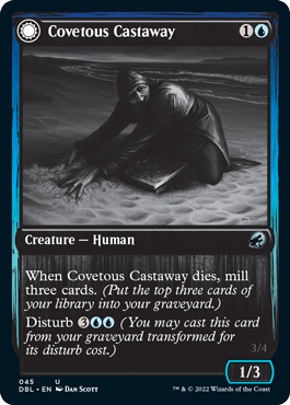 Covetous Castaway // Ghostly Castigator [Innistrad: Double Feature] | Chromatic Games