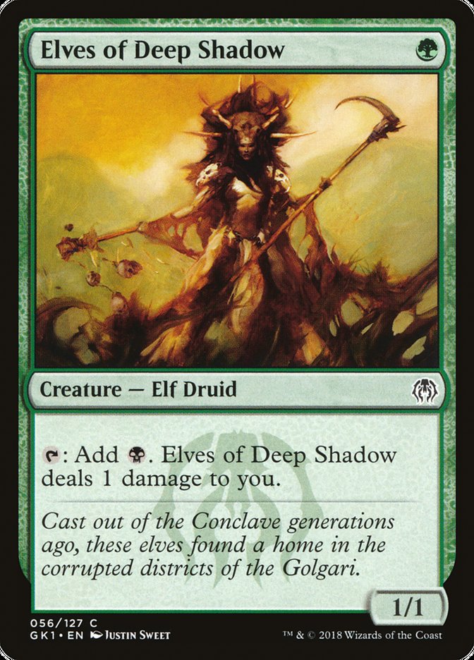 Elves of Deep Shadow [Guilds of Ravnica Guild Kit] | Chromatic Games